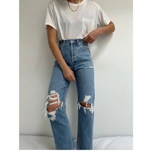 AGOLDE 90’s Blue Distressed Jeans